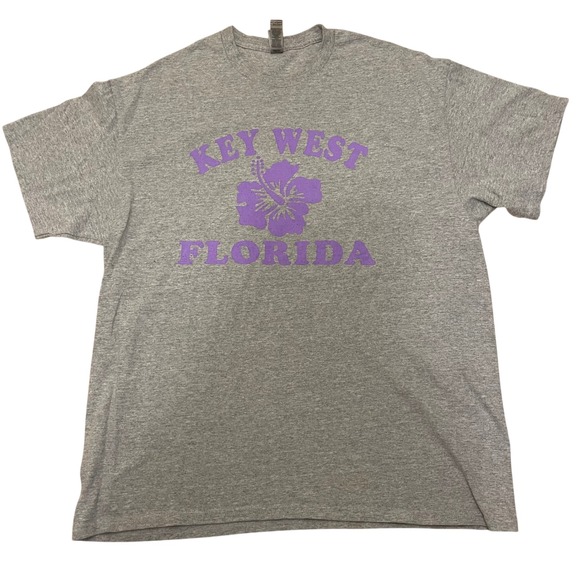 Key West Florida Graphic T Shirt Gildan Heavy Cotton XL Womenswear - Picture 1 of 7